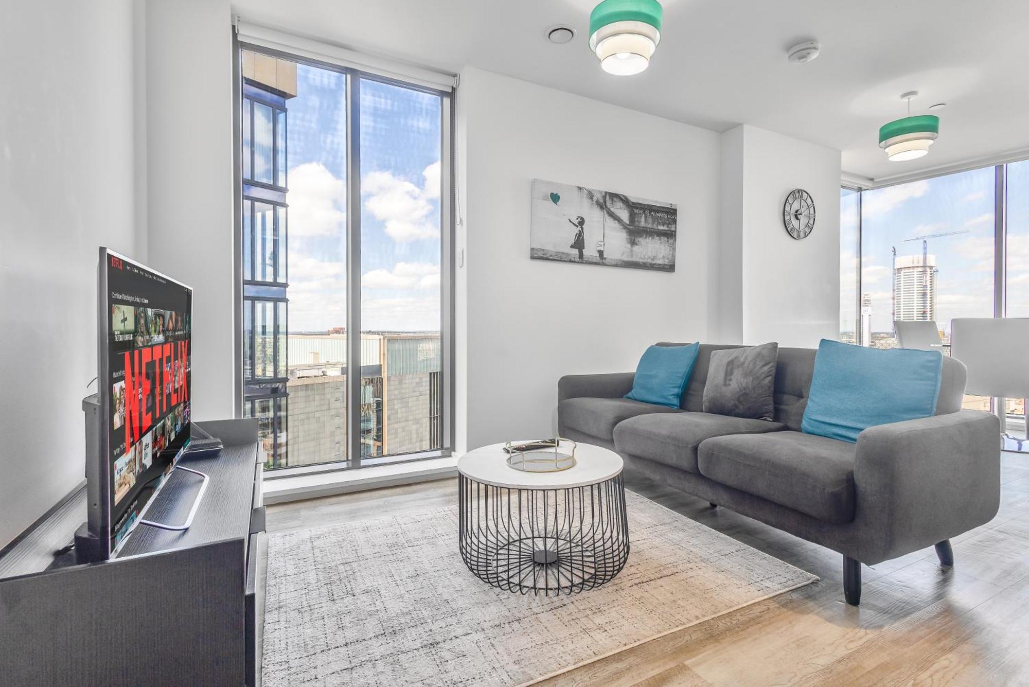 Luxury 2 Bedroom Apartment, On Broad Street! Бирмингем Экстерьер фото